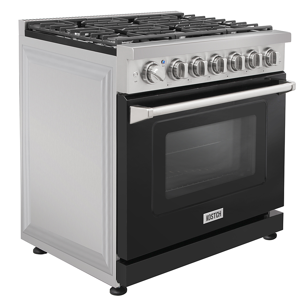 36 inch gas range - Black