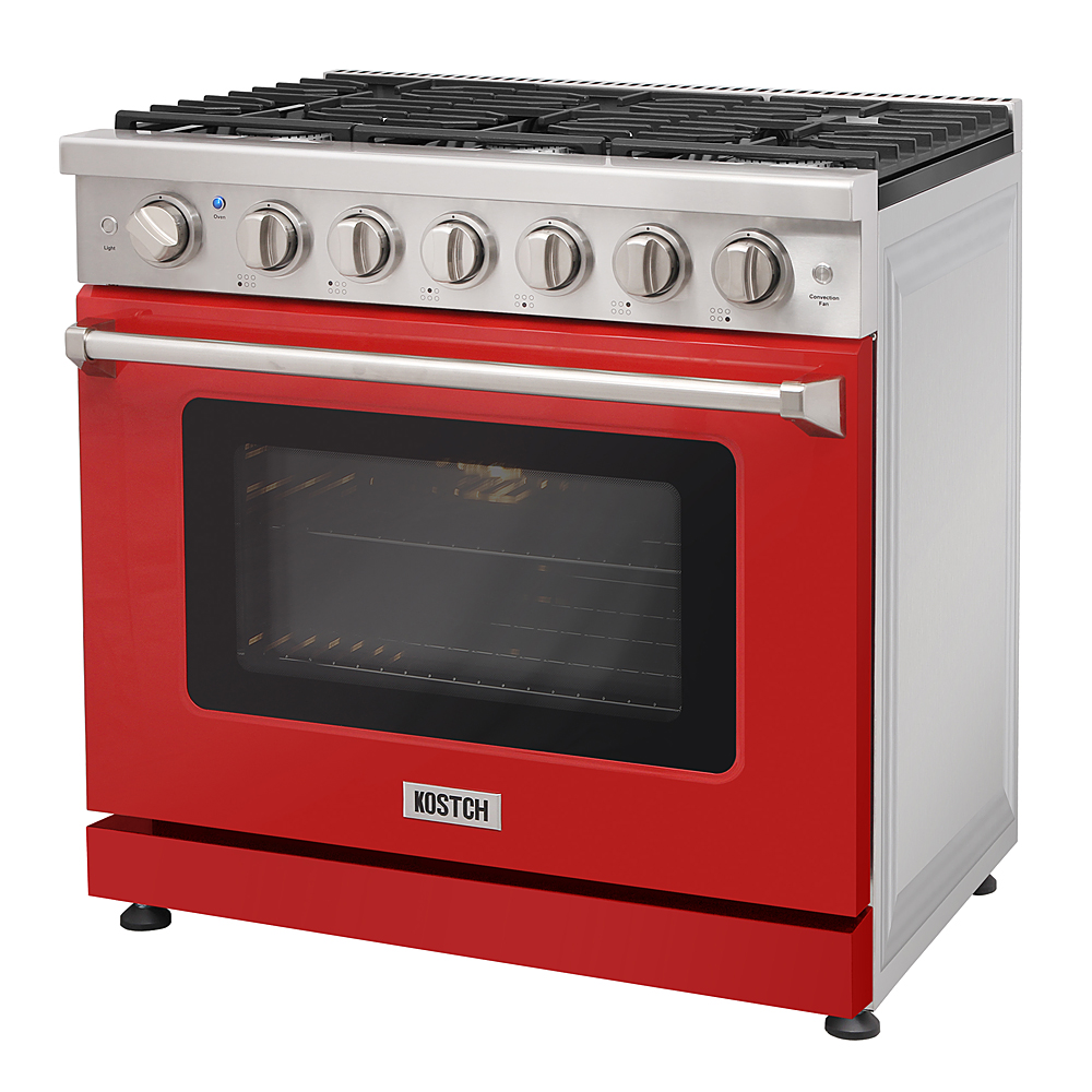 36 inch gas range - Red