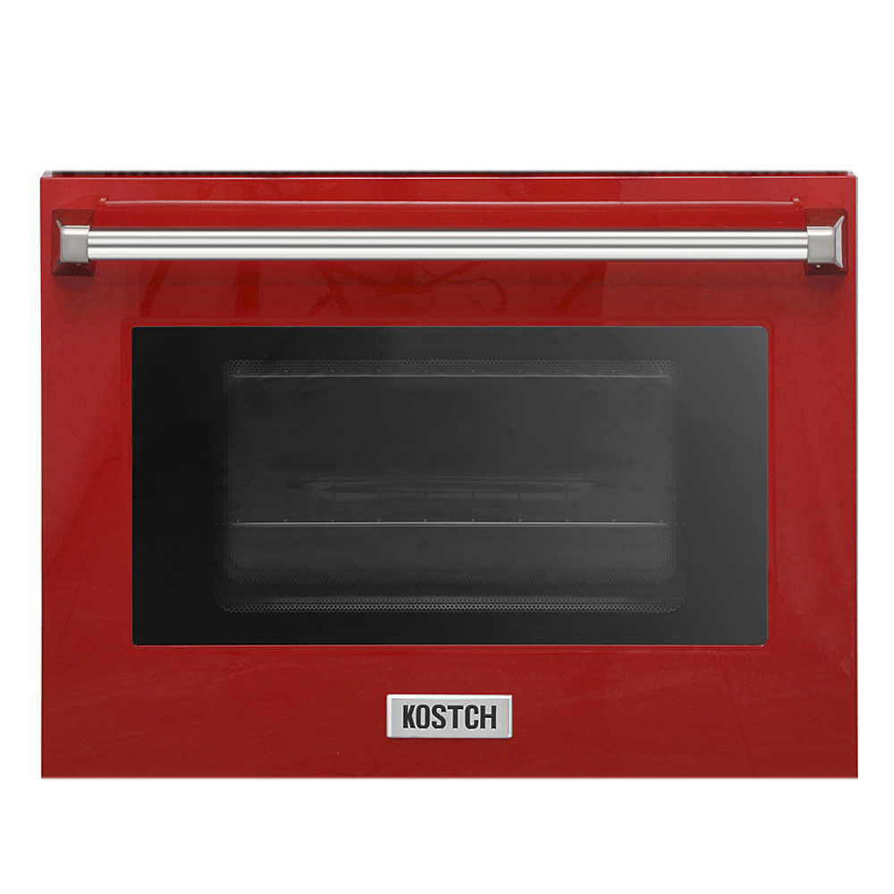 30 inch electric range oven door - Red