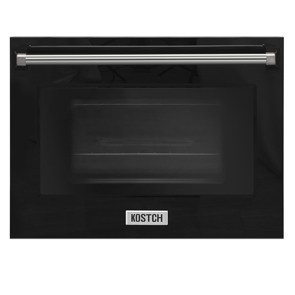 30 inch electric range oven door - Black