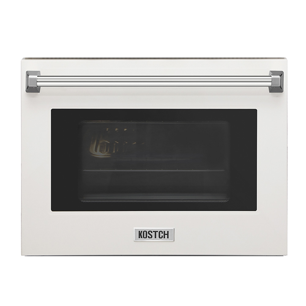 36 inch electric range oven door - White