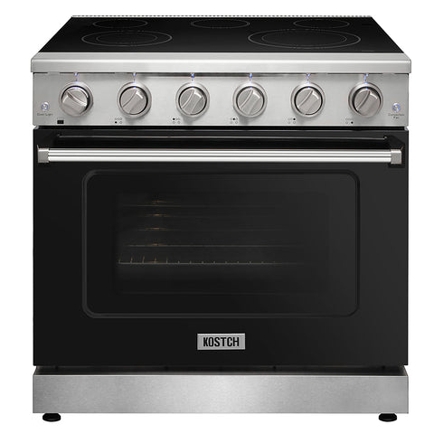 KOSTCH 36" 6 cu.ft Pro-Style Electric Range with Convection Oven