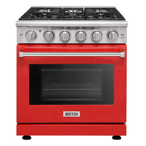 KOSTCH 30" 4.55 cu.ft Pro-Style Gas Range with Convection Oven