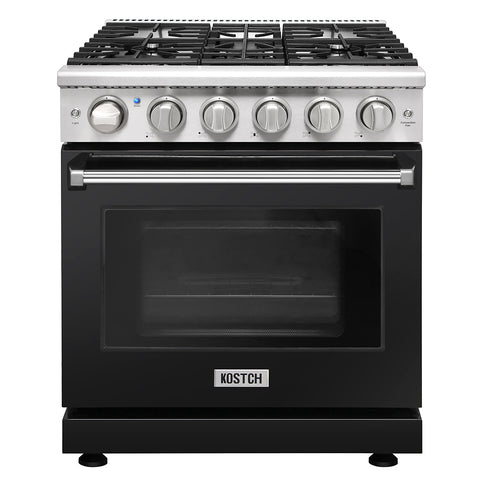 KOSTCH 30" 4.55 cu.ft Pro-Style Gas Range with Convection Oven