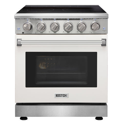 KOSTCH 30" 4.55 cu.ft Pro-Style Electric Range with Convection Oven