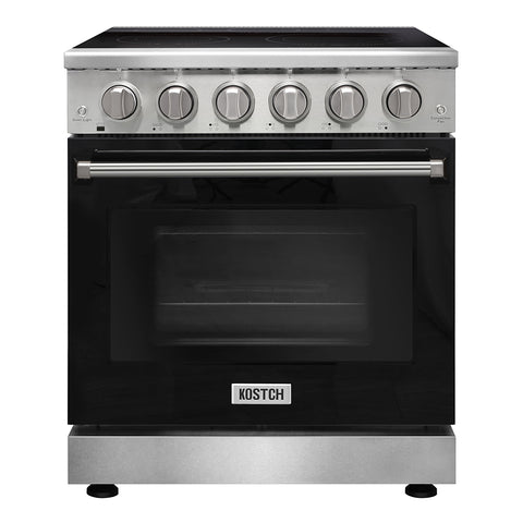 KOSTCH 30" 4.55 cu.ft Pro-Style Electric Range with Convection Oven