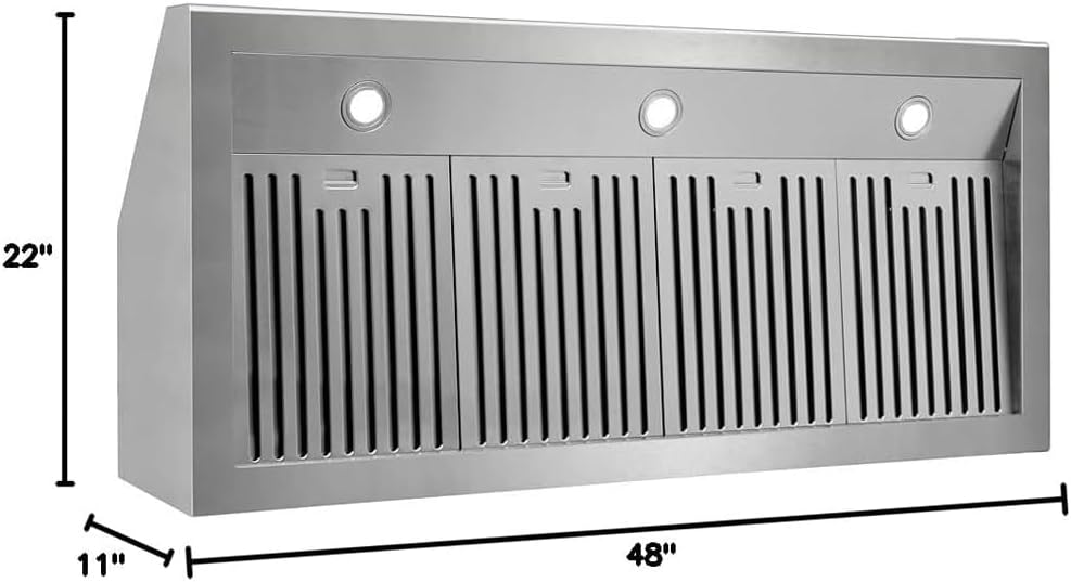 KOSTCH 48" Stainless Steel Wall Mount Range Hood