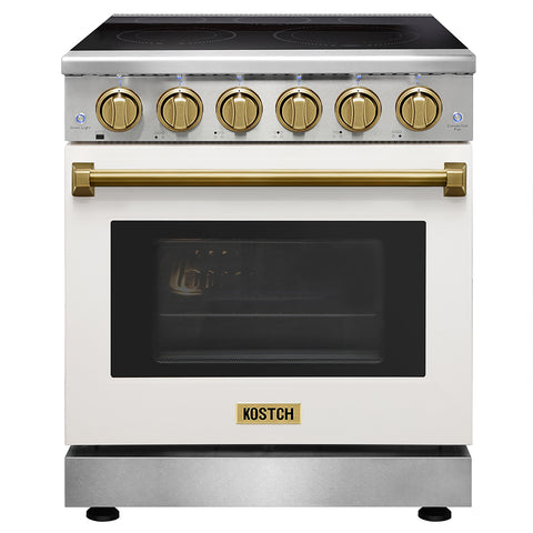 KOSTCH 30" 4.55 cu.ft Pro-Style Electric Range with Convection Oven