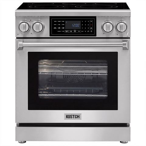 KOSTCH 30" Pro-Style Electric Range with Tilt Panel Touch Control