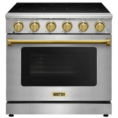 KOSTCH 36" 6 cu.ft Pro-Style Electric Range with Convection Oven