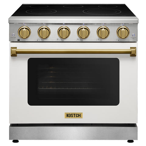 KOSTCH 36" 6 cu.ft Pro-Style Electric Range with Convection Oven