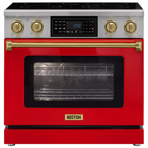 KOSTCH 36" Pro-Style Electric Range with Tilt Panel Touch Control