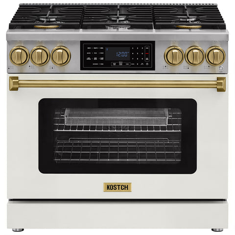 KOSTCH 36" Pro-Style Gas Range with Tilt Panel Touch Control