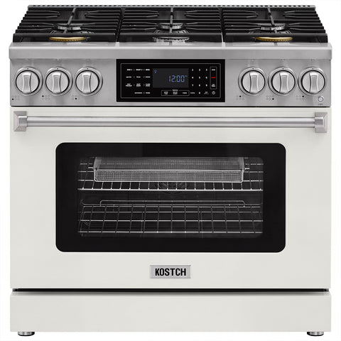 KOSTCH 36" Pro-Style Gas Range with Tilt Panel Touch Control