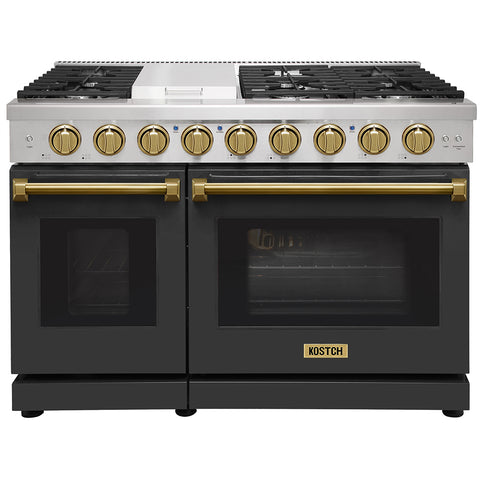 KOSTCH 48" 6.8 cu.ft Pro-Style gas Range with Convection Oven