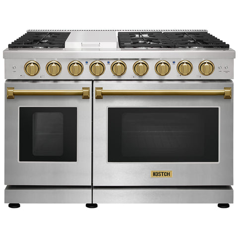 KOSTCH 48" 6.8 cu.ft Pro-Style gas Range with Convection Oven