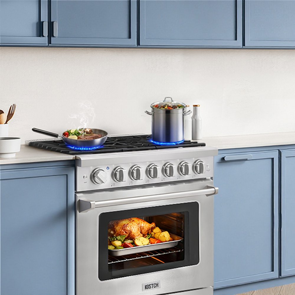 How to Choose the Perfect Gas Range Size: 30″, 36″, or 48″? | KOSTCH 2025 Guide