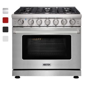 36-in 6 burners Convection Oven Freestanding Liquid Propane Gas Range